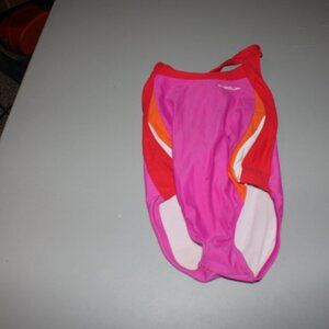 Pink 1 Pcs Speedo Swimsuit Size 4